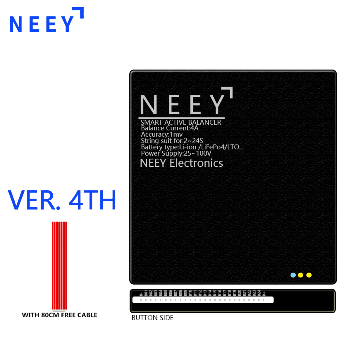 Battery Equalizer Balancer - Égaliseur de batterie intelligent NEEY 4A