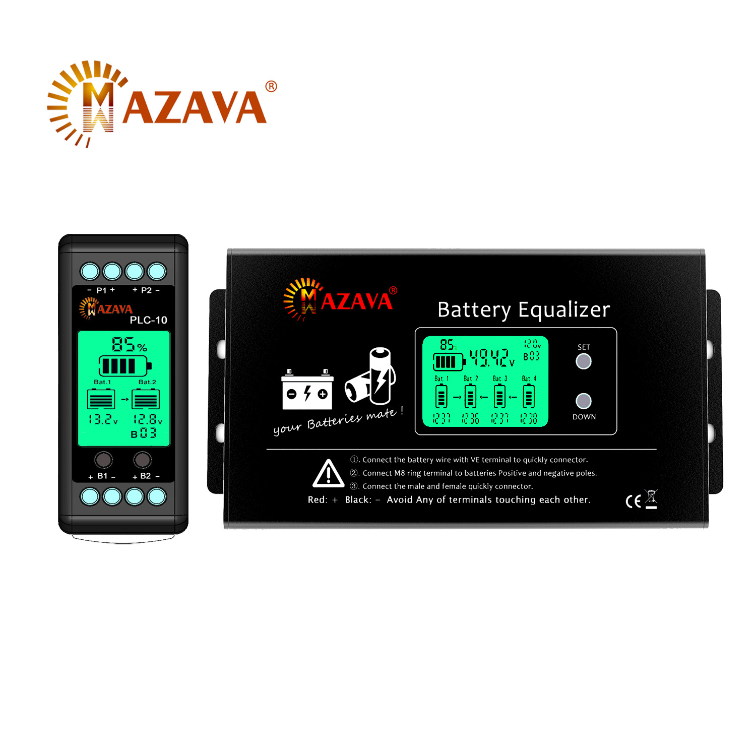 Battery Equalizer Balancer - MAZAVA PLC-10 HX02 équilibreur de batterie