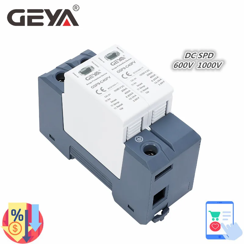 Ac Surge Protector - GEYA GSP9 photovoltaïque DC SPD 2P