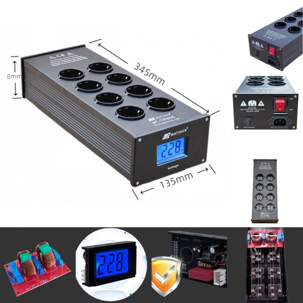 MATIHUR e-TP80 bruit Audio fil - Ac Surge Protector avis et prix