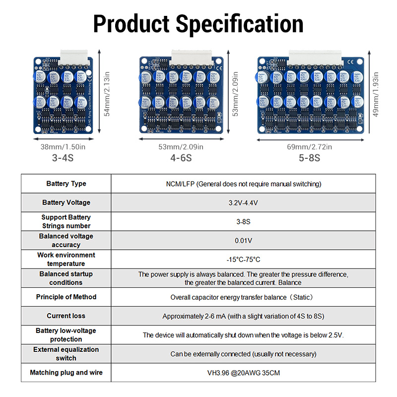 Égaliseur de batterie actif 3A - Battery Equalizer Balancer avis et prix