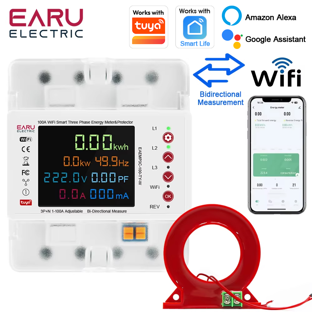 Compteur d'énergie triphasé in - Ac Surge Protector avis et prix