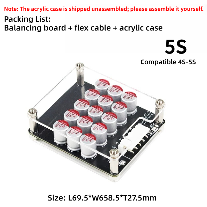 1 pièce Égaliseur Actif 5A 4S, - Battery Equalizer Balancer avis et prix