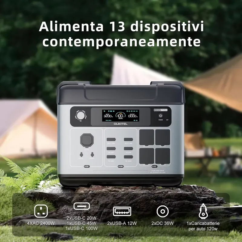 OUKITEL P2001 PLUS 2026 avec b - Portable Power Station avis et prix